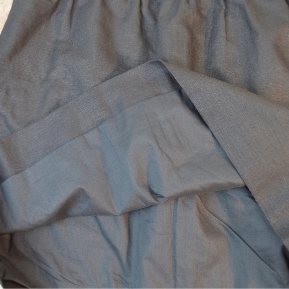 J. Crew Black Linen-Cotton Blend City Sidewalk Mini Skirt, Size 2 Style 41575 - Picture 6 of 6
